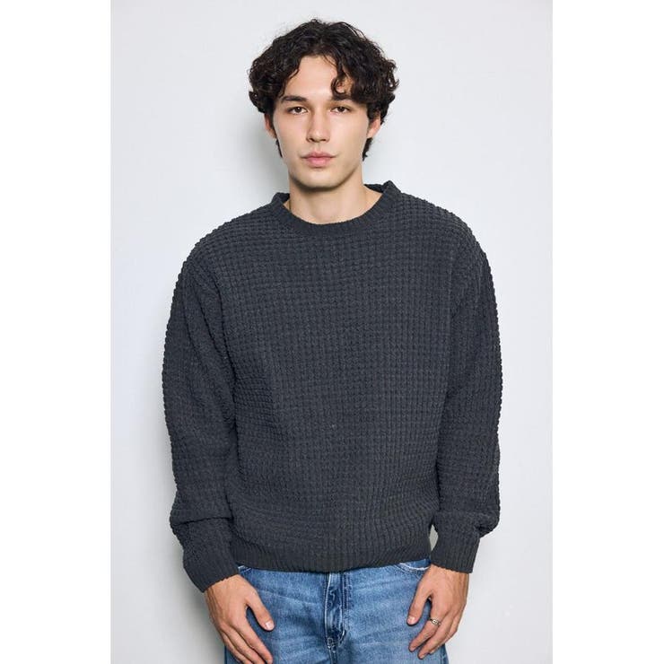 ワッフル編みニットトップス | AZUL BY MOUSSY | 詳細画像34 