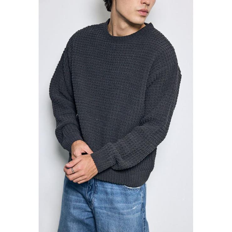 ワッフル編みニットトップス | AZUL BY MOUSSY | 詳細画像35 