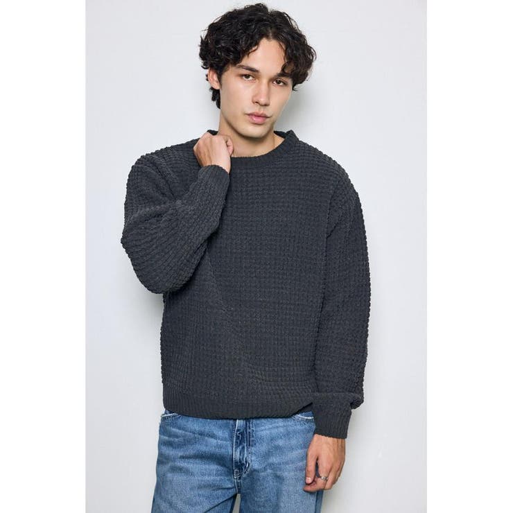 ワッフル編みニットトップス | AZUL BY MOUSSY | 詳細画像36 