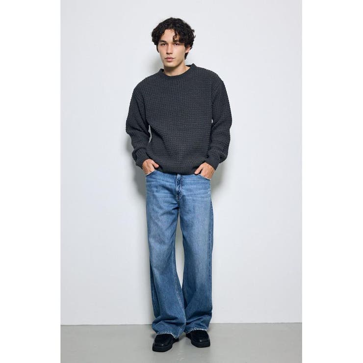 ワッフル編みニットトップス | AZUL BY MOUSSY | 詳細画像37 