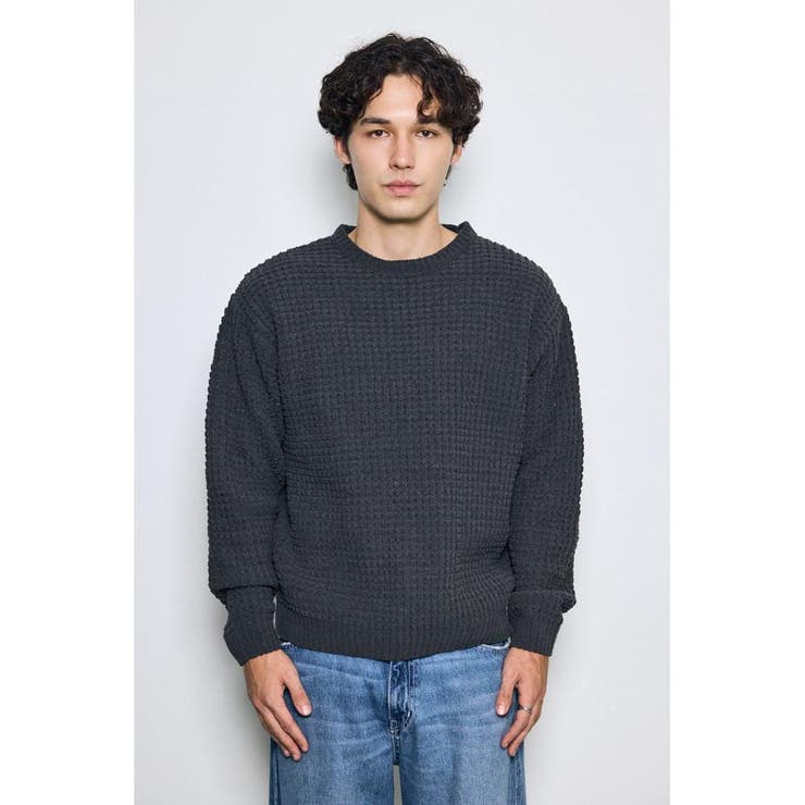 ワッフル編みニットトップス | AZUL BY MOUSSY | 詳細画像38 