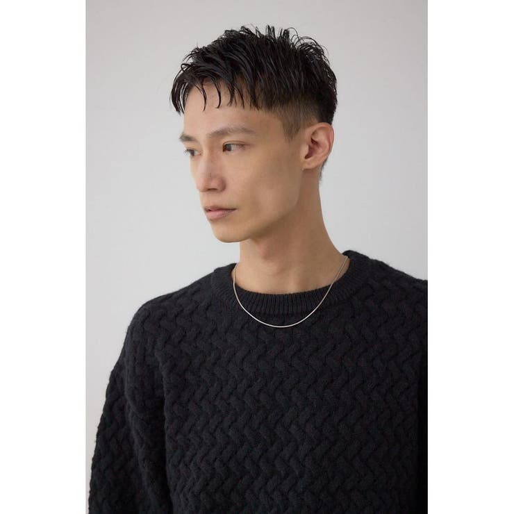 バスケット編み切り替えニットトップス | AZUL BY MOUSSY | 詳細画像13 