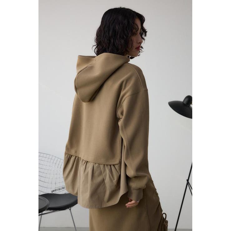 フハクデザインドッキングパーカー | AZUL BY MOUSSY | 詳細画像30 