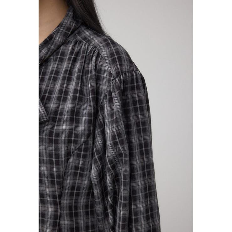 チェックボウタイワンピース | AZUL BY MOUSSY | 詳細画像10