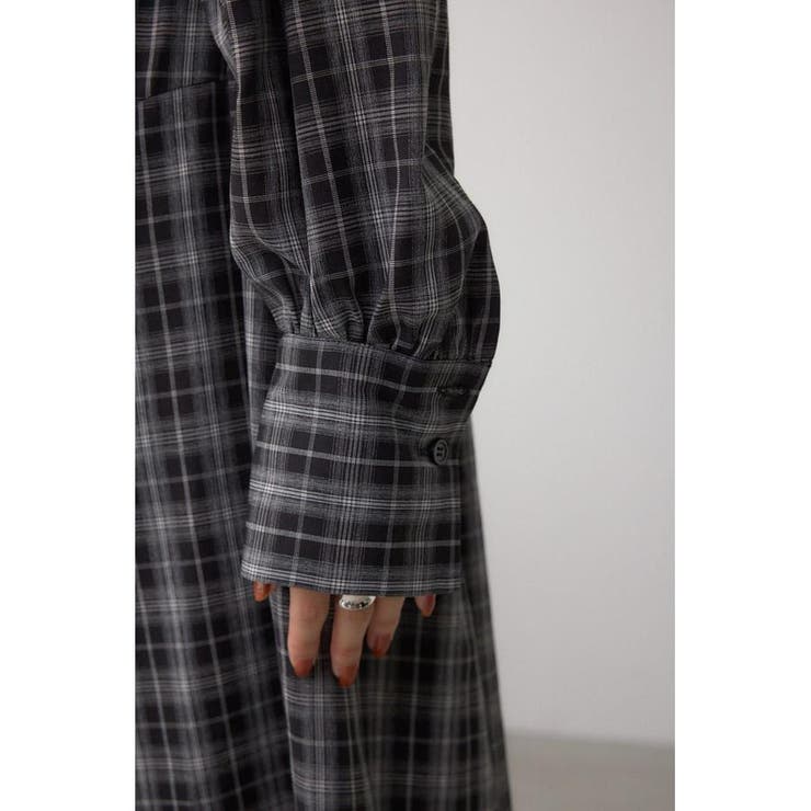 チェックボウタイワンピース | AZUL BY MOUSSY | 詳細画像11