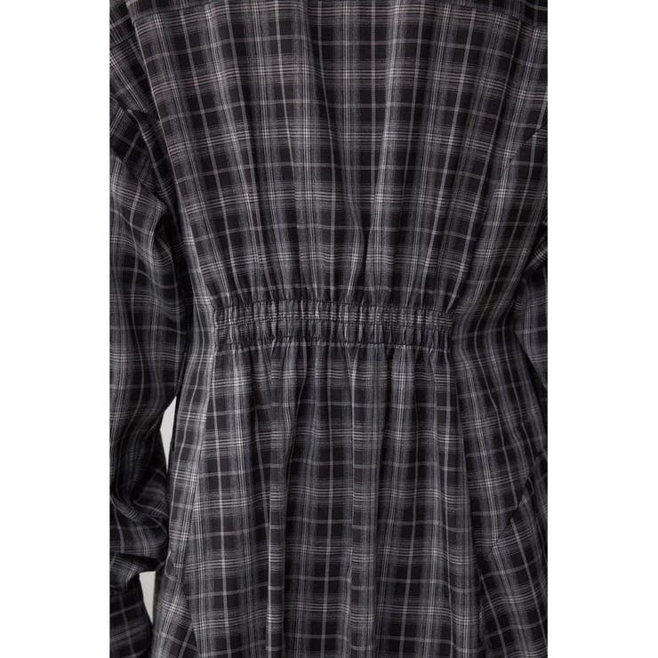 チェックボウタイワンピース | AZUL BY MOUSSY | 詳細画像9