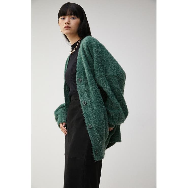 SHAGGY KNIT CARDIGAN[品番：AZLW0020330]｜AZUL BY MOUSSY（アズール