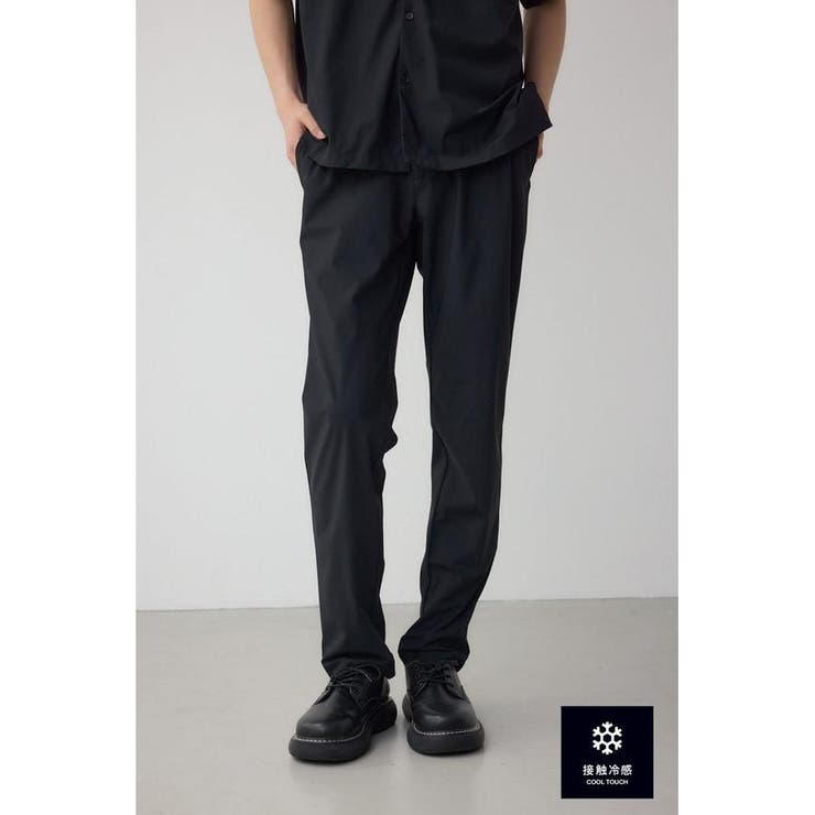 BLK | ダイヤモンドストレッチイージースラックス | AZUL BY MOUSSY