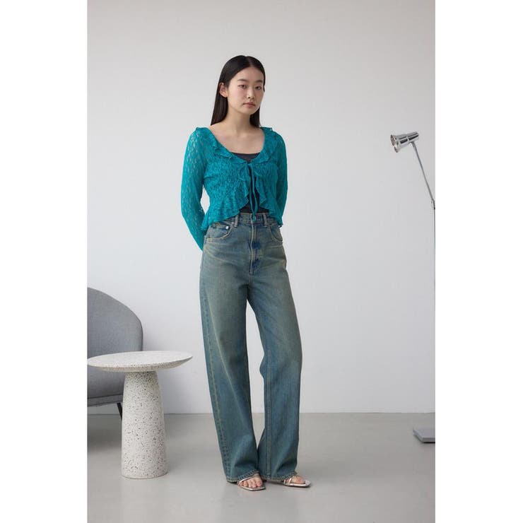 レースフリルカーディガン | AZUL BY MOUSSY | 詳細画像24 