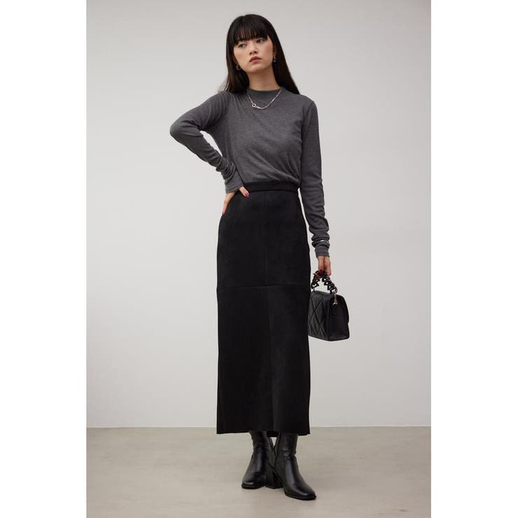 フェイクスエードスリットスカート | AZUL BY MOUSSY | 詳細画像3 