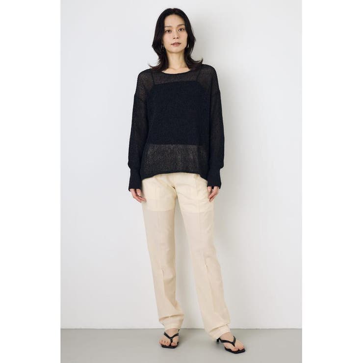 COMFORA AIRピンタックテーパードパンツ | AZUL BY MOUSSY | 詳細画像5 