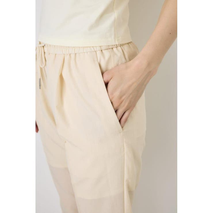 COMFORA AIRピンタックテーパードパンツ | AZUL BY MOUSSY | 詳細画像8 