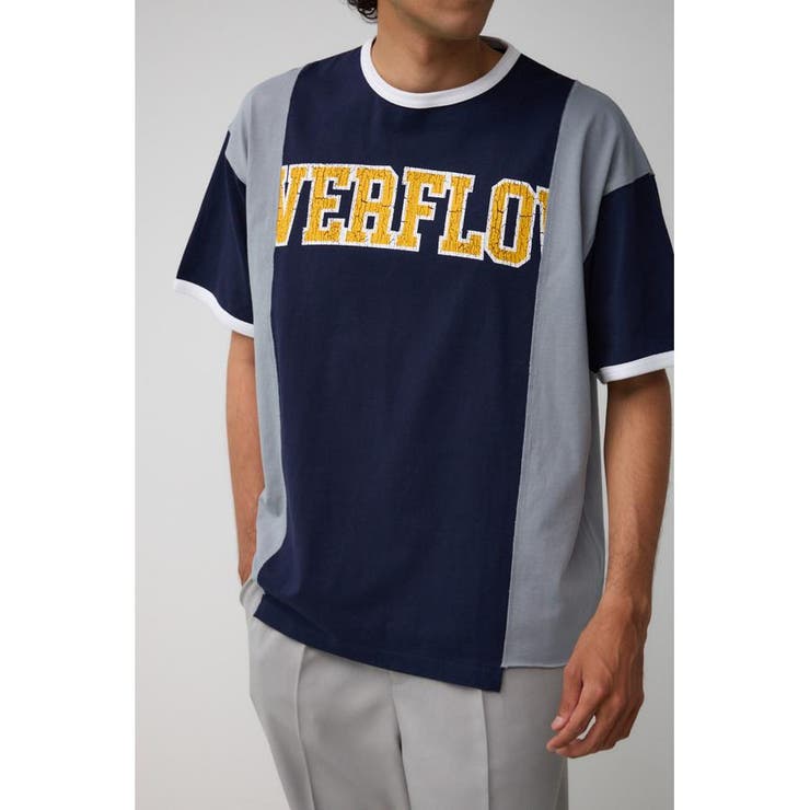 柄NVY5 | リメイクグラフィックTEE | AZUL BY MOUSSY