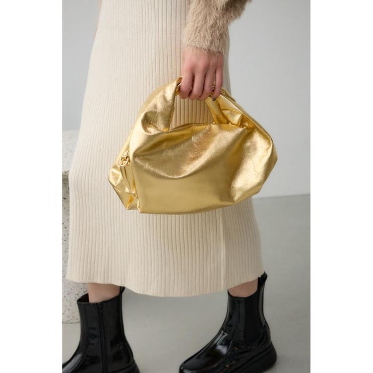 ミラーメタリックハンドバッグ | AZUL BY MOUSSY | 詳細画像1 