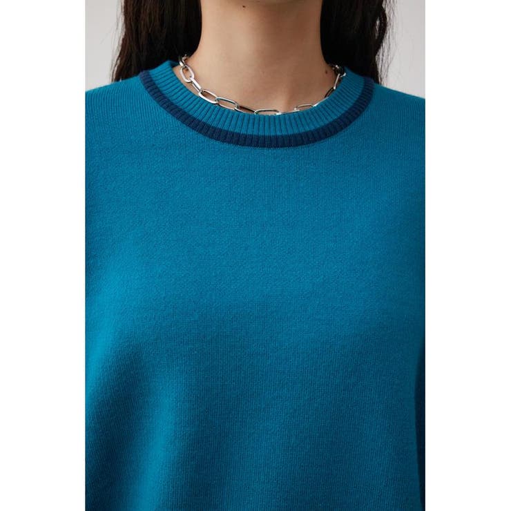配色クルーネックニットトップス | AZUL BY MOUSSY | 詳細画像20 