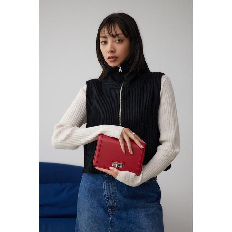 ターンロックバインディングウォレットバッグ[品番：AZLW0022885