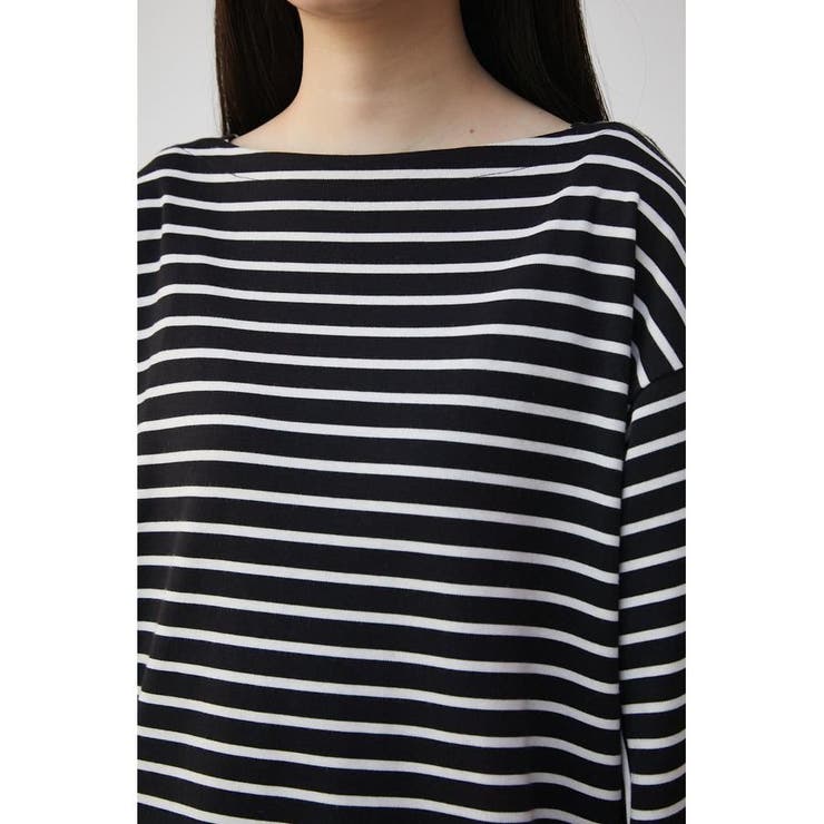 VOLUME BORDER CUFF SLEEVE TOPS[品番：AZLW0020730]｜AZUL BY