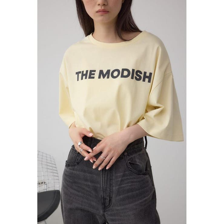 L/YEL1 | フロッキープリントTシャツ | AZUL BY MOUSSY