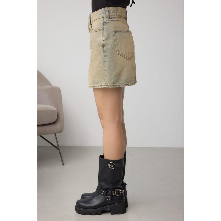 AZUL DENIM ヴィンテージデニムミニスカート | AZUL BY MOUSSY | 詳細画像6 