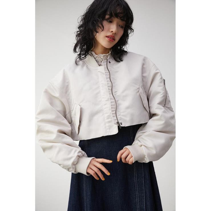 BACK TUCK VOLUME SHORT MA-1 | AZUL BY MOUSSY | 詳細画像1 