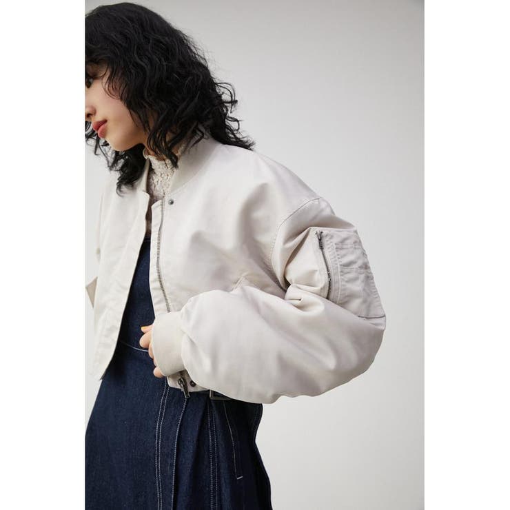 BACK TUCK VOLUME SHORT MA-1 | AZUL BY MOUSSY | 詳細画像2 