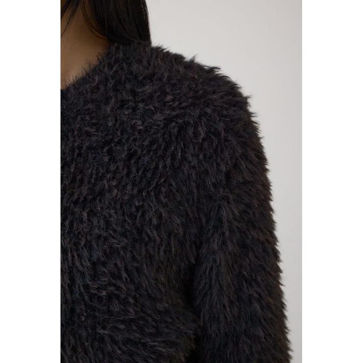 Wジップシャギーニットカーディガン | AZUL BY MOUSSY | 詳細画像8 