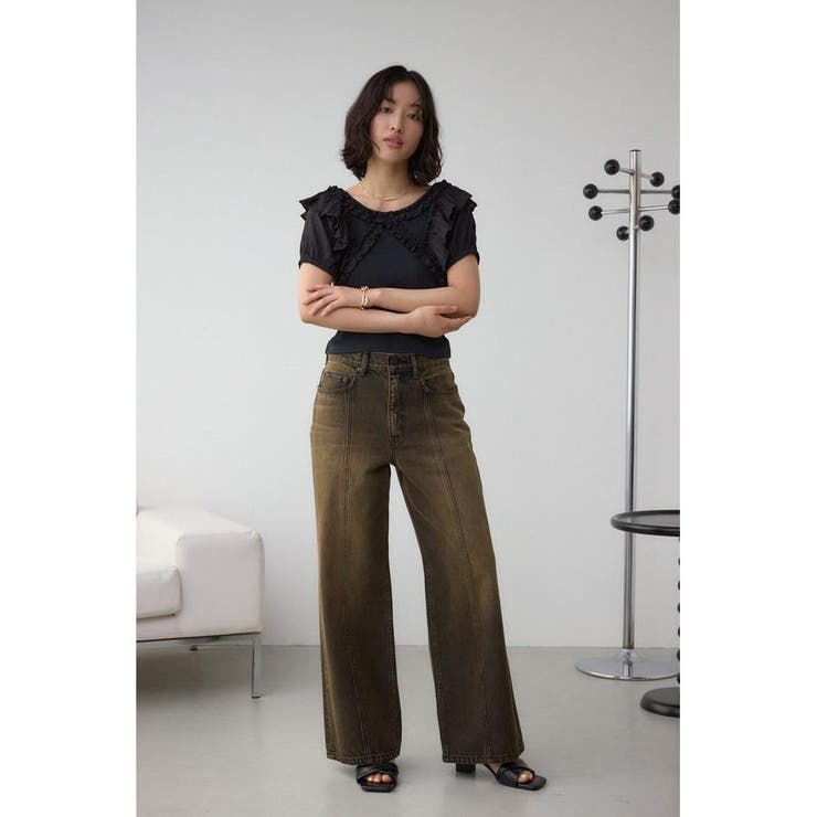 コンビネーション2WAYフリルトップス | AZUL BY MOUSSY | 詳細画像14 