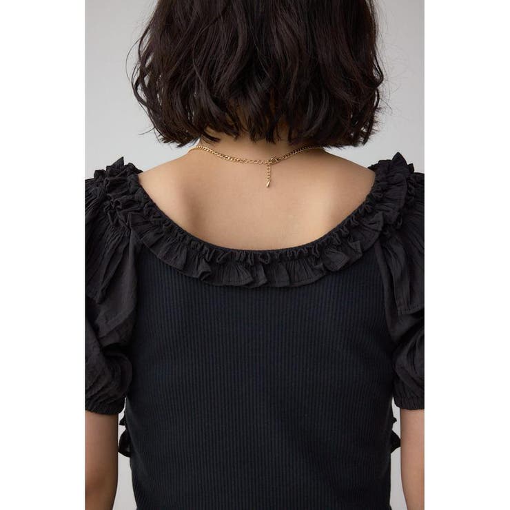 コンビネーション2WAYフリルトップス | AZUL BY MOUSSY | 詳細画像19 