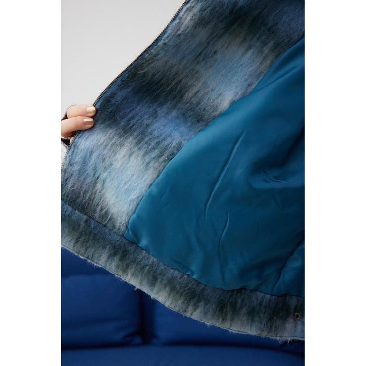 シャギーチェックライダースジャケット | AZUL BY MOUSSY | 詳細画像25 