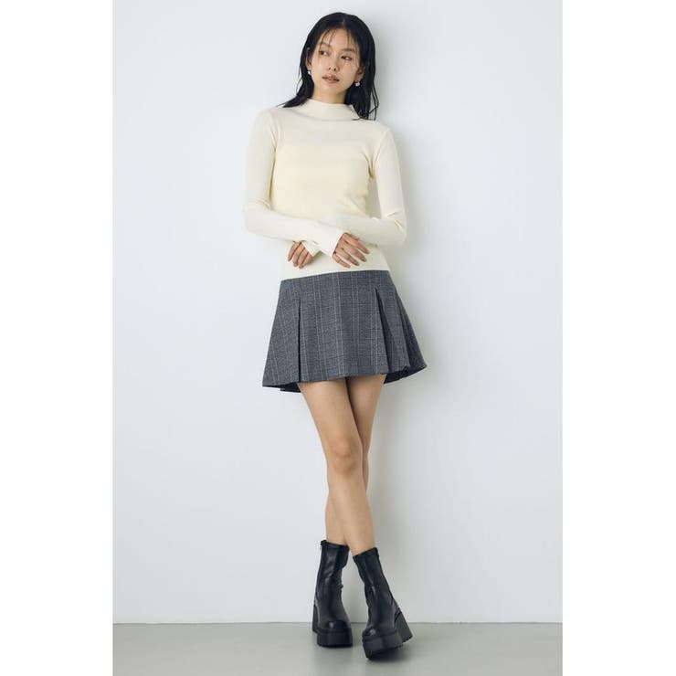 サムホールリブハイネックニット | AZUL BY MOUSSY | 詳細画像6 