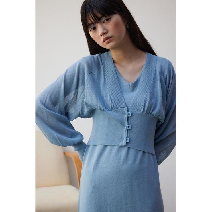 カーデセットニットワンピース | AZUL BY MOUSSY | 詳細画像16 