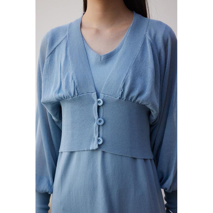 カーデセットニットワンピース | AZUL BY MOUSSY | 詳細画像23 