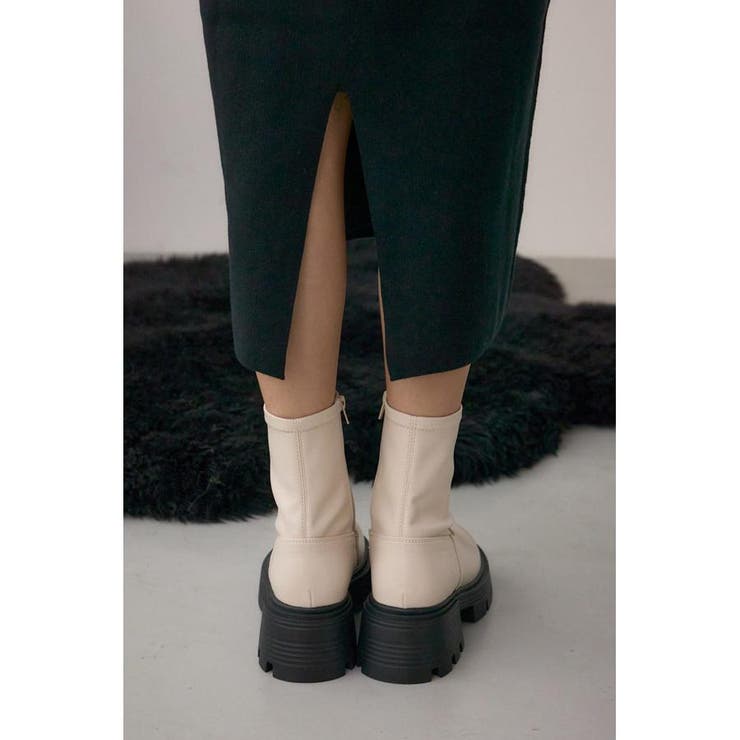 格上げ ポロカラーニットワンピース | AZUL BY MOUSSY | 詳細画像12 