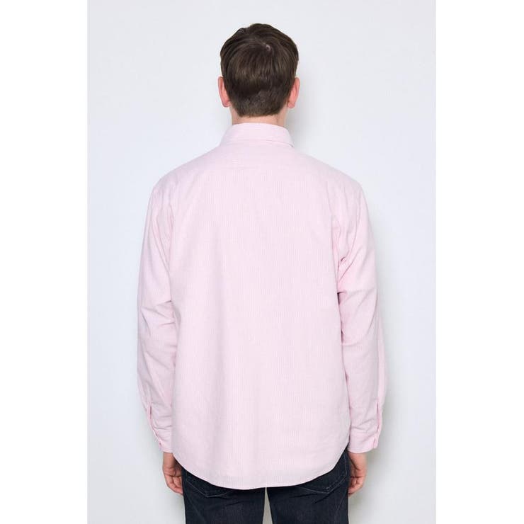 フレンチリネンCOOLMAXストライプシャツ | AZUL BY MOUSSY | 詳細画像18 