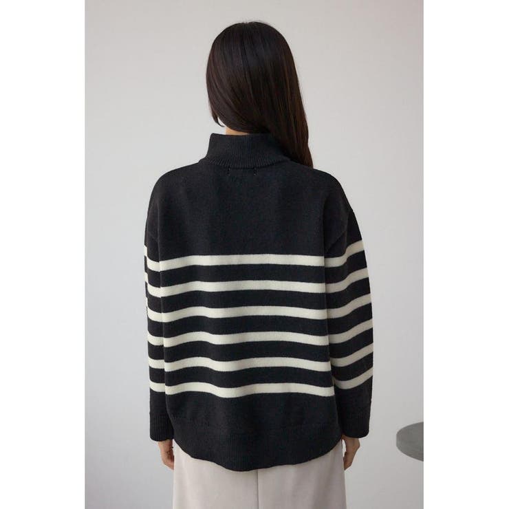 アソートカラーハーフジップニットトップス | AZUL BY MOUSSY | 詳細画像17 