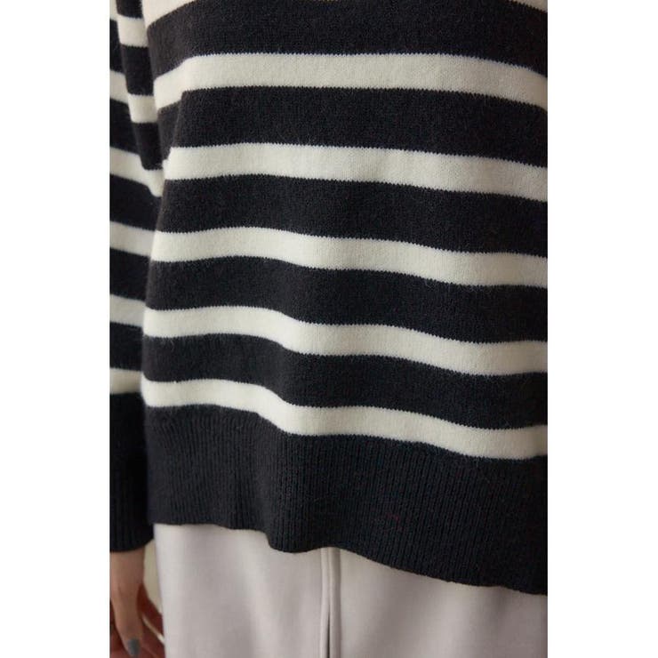 アソートカラーハーフジップニットトップス | AZUL BY MOUSSY | 詳細画像21 