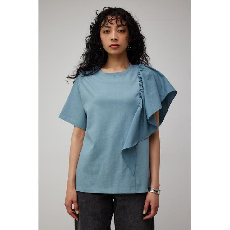 SIDE RUFFLE ASYMMETRY TOPS[品番：AZLW0020987]｜AZUL BY MOUSSY