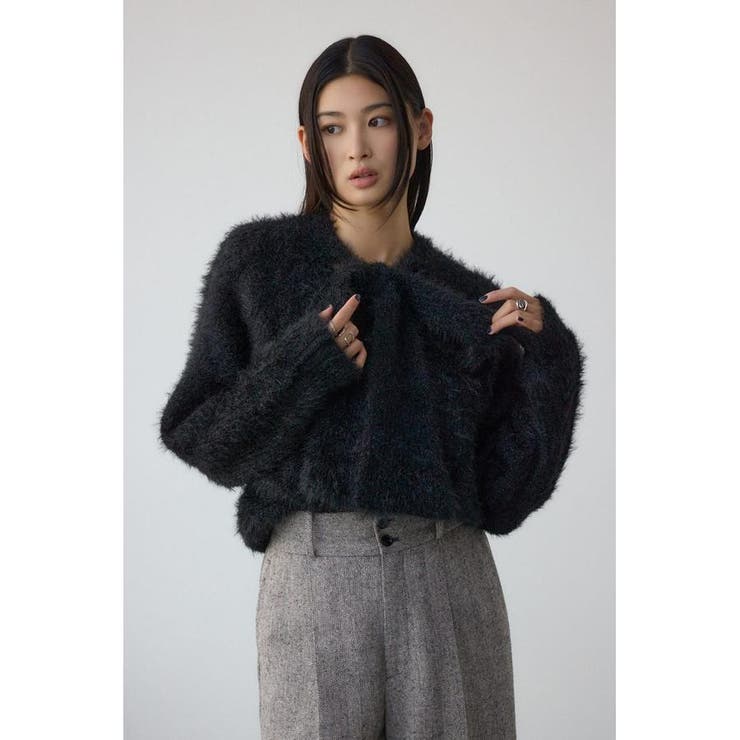 ボウタイデザインニットトップス | AZUL BY MOUSSY | 詳細画像13 