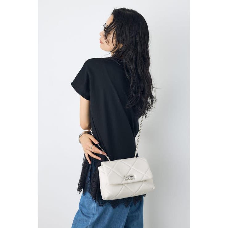 キルティングデザインフラップバッグ | AZUL BY MOUSSY | 詳細画像2 