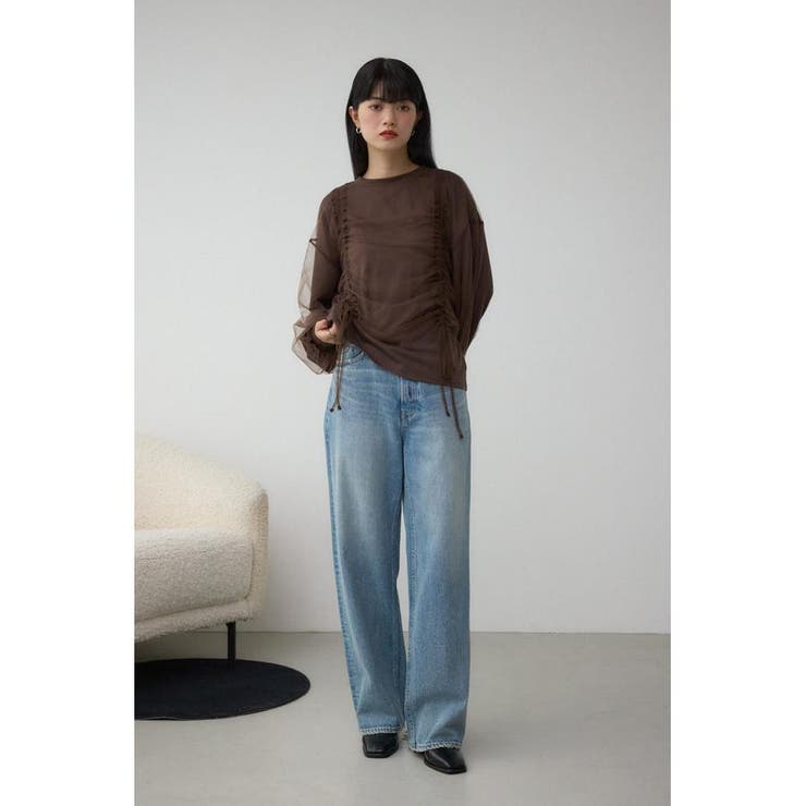 チュールレイヤードトップス | AZUL BY MOUSSY | 詳細画像24 