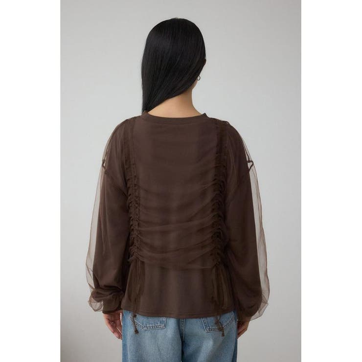 チュールレイヤードトップス | AZUL BY MOUSSY | 詳細画像27 