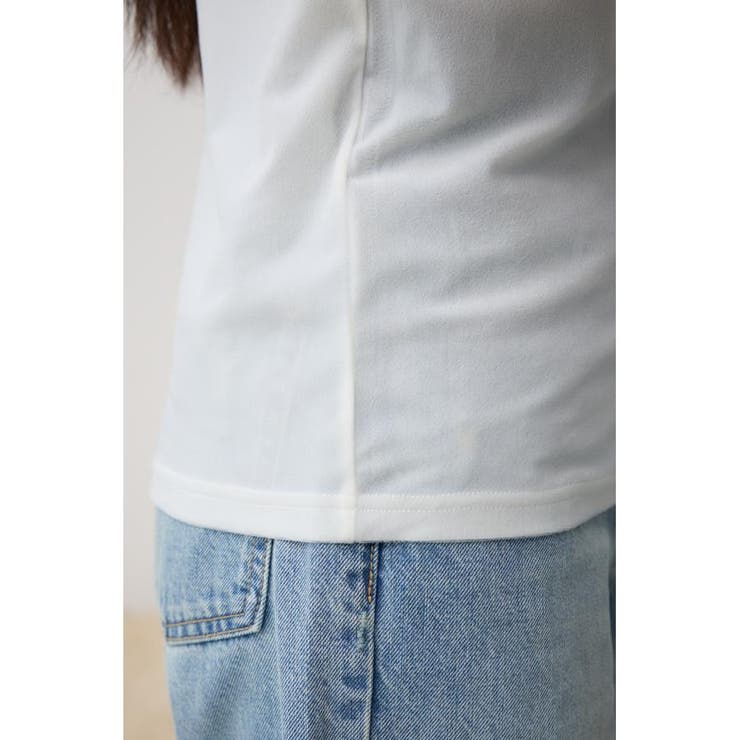 ベロア5分袖トップス | AZUL BY MOUSSY | 詳細画像10 