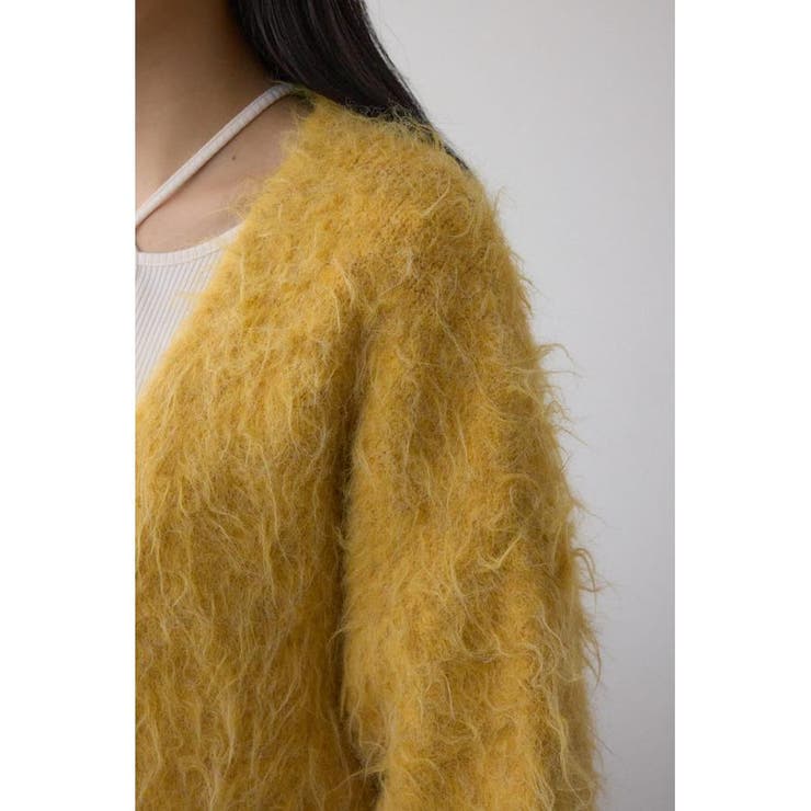 シャギー起毛ニットカーディガン | AZUL BY MOUSSY | 詳細画像9 