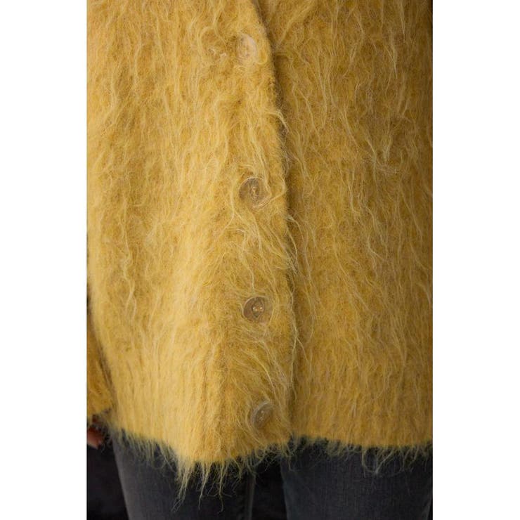 シャギー起毛ニットカーディガン | AZUL BY MOUSSY | 詳細画像11 