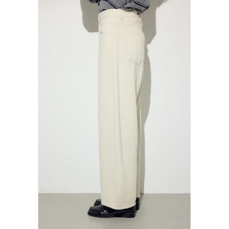 コットンリネンカーブワイドパンツ | AZUL BY MOUSSY | 詳細画像6 