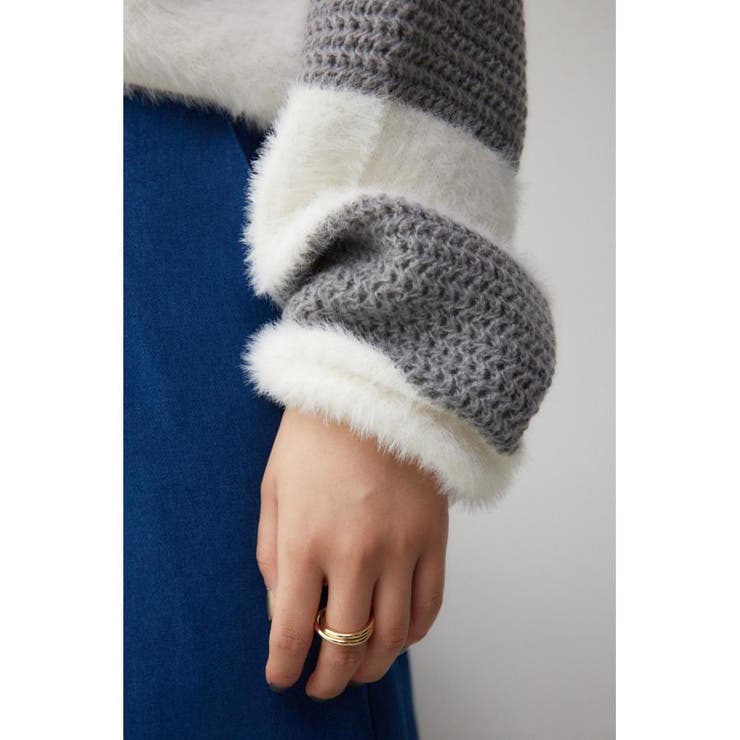 シャギーボーダープルオーバー | AZUL BY MOUSSY | 詳細画像9 