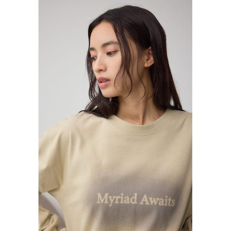 グラデーションロゴルーズロングTシャツ | AZUL BY MOUSSY | 詳細画像24 