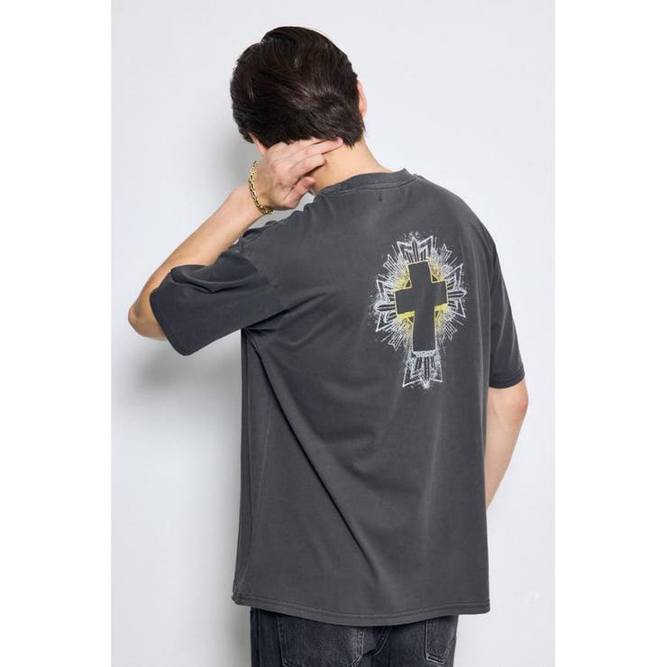 BLK | ピグメントグラフィック半袖TEE | AZUL BY MOUSSY