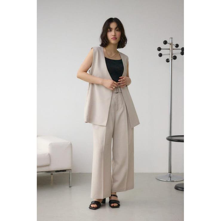 イージーケアリネンライクジレ | AZUL BY MOUSSY | 詳細画像21 