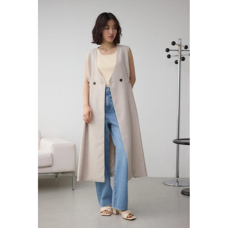 イージーケアリネンライクジレ | AZUL BY MOUSSY | 詳細画像22 